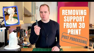 How to remove Support from 3D print