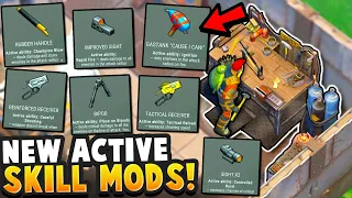 NEW ACTIVE SKILLS MODS (Stun Spear, Flaming Gas Tank Sledgehammer...) - Last Day on Earth Survival