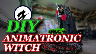 Animatronic Halloween Witch - DIY