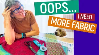 ✅ 💰 SHORT ON FABRIC?!?- WHAT TO DO WHEN YOU DON’T HAVE ENOUGH