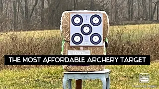 DIY Archery target extremely affordable and effective