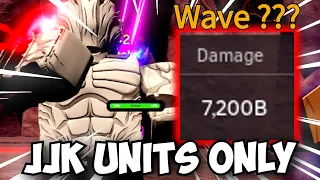 New Best JJK Units Only DESTROY Infinite Mode! 7 Trillion+ DMG! | ASTD Challenge Ft. Mahito & Gojo