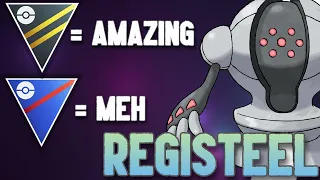 #1 Ranked REGISTEEL is NOWHERE in Great League | Pokemon GO Battle League