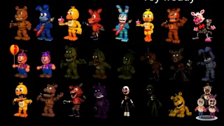 all fnaf world animatronics sing fnaf song