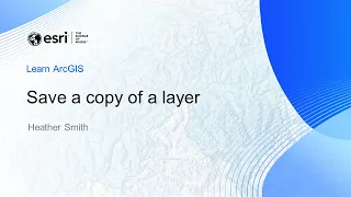 Save a copy of a layer