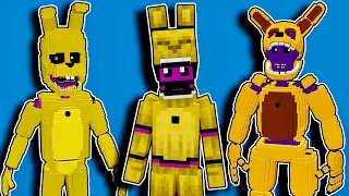 ВСЕ СПРИНГБОННИ В МАЙНКРАФТ фнаф Fnaf Minecraft