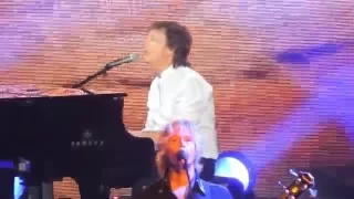 Paul McCartney Here There And Everywhere/Maybe I'm Amazed to Daughter Mary McCartney Live 2016