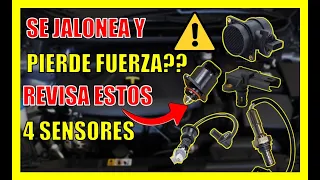 🛑Tu CARRO Se JALONEA y Pierde FUERZA? 👉🏻ESTOS 5 SENSORES Debes REVISAR ✅