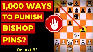 More Ways to Punish Bg4 & Bg5 Pins On Your Knights!