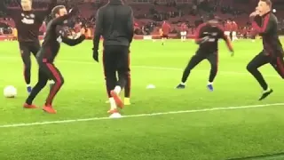 Marcus Rashford 'ruins' Fred with cheeky warm-up skill