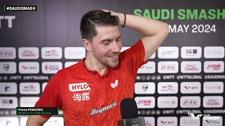 Patrick Franziska Post-R32 Interview | #SaudiSmash 2024