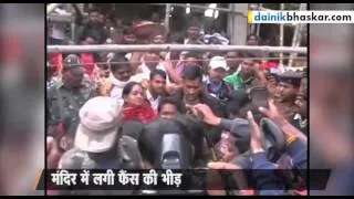 M S Dhoni at Diudi Temple in Ranchi