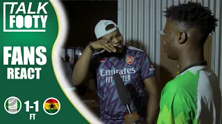 Nigeria 1-1 Ghana | Fans Reaction | Nigeria Eliminated  From the World Cup Race | Part 1