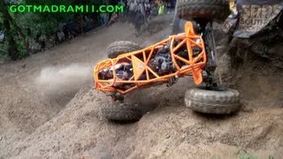 WES KEAN DESTROYS HIS BUGGY ON FLIPPER