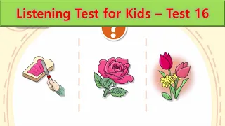 Listening Test for Kids | Test 16