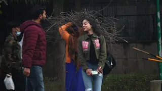 Kissing Prank On Girl with A Twist | Yash Choudhary