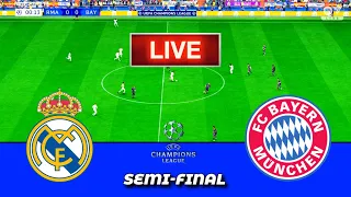 REAL MADRID Vs BAYERN MUNICH - UEFA Champions League | Semi - final | 2nd Leg | Live