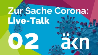 Zur Sache Corona: Live-Talk 30.03.2020 mit Professor Dr. Matthias Stoll