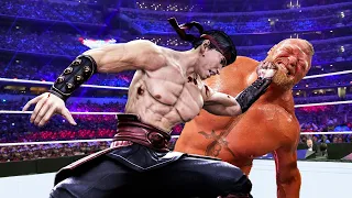 FULL SEGMENT - WWE 2k23 Brock Lesnar vs Liu Kung