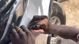 Toyota Fortuner bumper gap fix | fortuner bumper repair