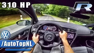 VW Golf R 2.0 TSI 4Motion 310HP POV Test Drive by AutoTopNL