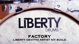 Liberty Drums making of Liberty DeVitto artist kit