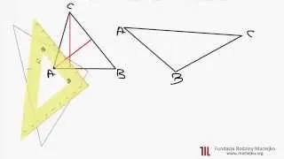 Odc 1. Wysokości i środkowe w trójkącie. Figury płaskie II