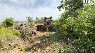 CAT D6R XL Bulldozer Operators Are Very Skilled at Working to Smooth Plantation Roads