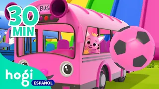 🌈El Bus de colores y Más Canciones | Colores | +Colección | Hogi en español