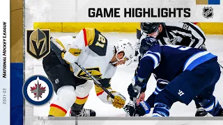 Golden Knights @ Winnipeg Jets 3/22 | NHL Highlights 2022