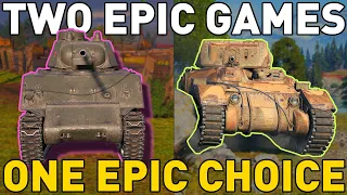 Two EPIC games, one EPIC choice! World of Tanks