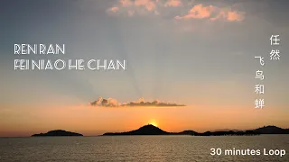 任然-飞鸟和蝉【FeiNiao He Chan】Birds & Cicadas Pinyin Lyrics & MM Sub(Burmese Translation)30minutes LOOP