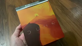 Dune 4K UltraHD Blu-ray steelbook (version 1) unboxing