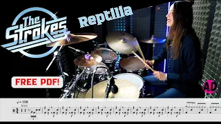 Reptilia - The Strokes - Drum Cover (Drum Score) FREE PDF