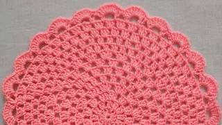 किरोसिया से थालपोश बनाना सीखें How To Crochet Thalposh, Woolen Rumal, Table cover Thalpos Tutorial