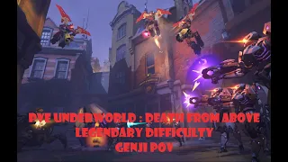 Underworld Mission Death from Above Legendary Difficulty | Overwatch 2 No Commentary [Genji POV]