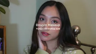Trying a new makeup style - Douyin Makeup
