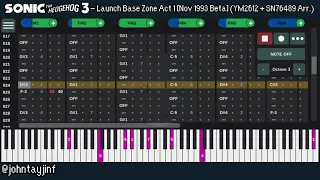 Sonic The Hedgehog 3 - Launch Base Zone Act 1 [Nov 1993 Beta] (YM2612 + SN76489 Arrangement)