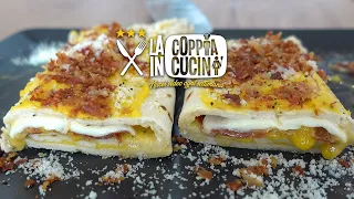 INVENTIAMO LA PIADINA ALLA CARBONARA 🌮 *deliziosa*