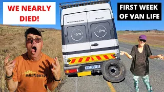 Unexpected Accident | We're Alive! Van Life Challenges | South Africa