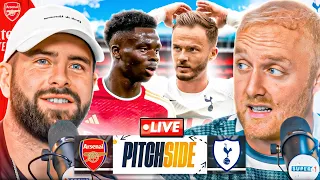 Arsenal 2-2 Tottenham | North London Derby | Pitch Side LIVE!