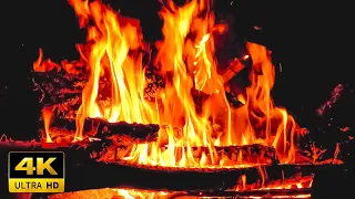 The Sound Of Burning Firewood Is Warm And Effective To Cure Insomnia For You  - 4K UHD Video