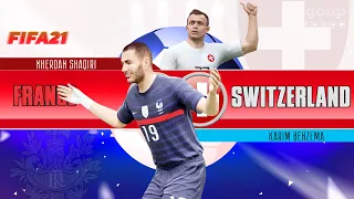 France vs Switzerland Fifa 21 #switzerland #france #euro2020