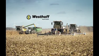 Westhoff-Agrar GmbH || Corn Harvest XXL🔞 || 3 Claas Xerion 4500/5000 || Claas Lexion 7600 ||