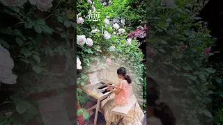 薔薇色のメヌエット（ポール・モーリアPaul Mauriat）耳コピ&自作レジスト&自撮り撮影画像