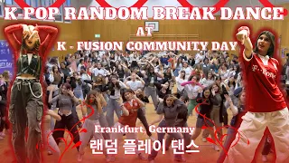 [4K] 🔥K-POP RANDOM DANCE BREAK AT COMMUNITY DAY IN FRANKFURT, GERMANY 🔥| K-Fusion Ent.