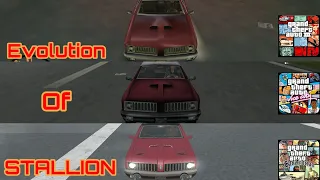 Evolution of STALLION in GTA Triology