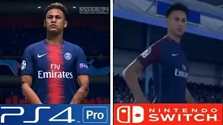 FIFA 19 | PS4 Pro VS Nintendo Switch | Graphics Comparison