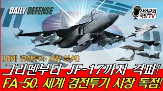 FA-50, 세계 경전투기시장 독점! 경쟁기종과 그 이유는?