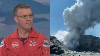 Helicopter pilot talks about being one of the first people on the scene at White Island tragedy